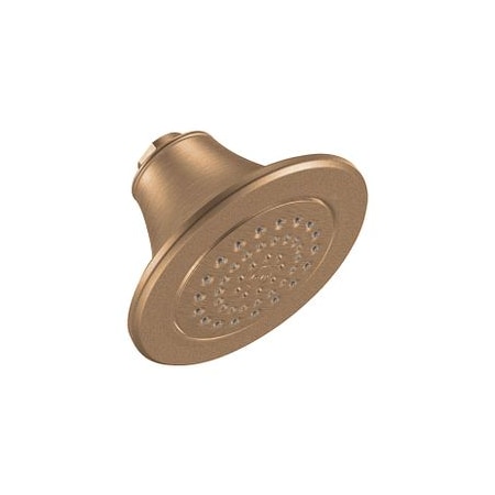 Moen Brushed Bronze One-Function 5-7/8" Diameter Spray Head Moenflo Xlt S6312BB